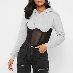 MANIÈRE DE VOIR Corset hoodie